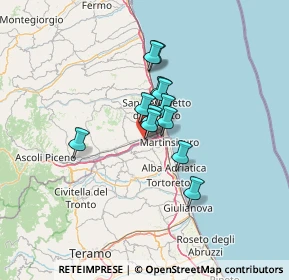 Mappa Via 81 Str., 63076 Zona Industriale Via del Lavoro AP, Italia (8.60583)