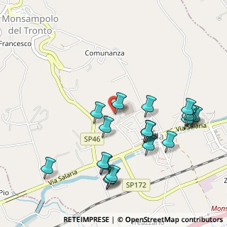 Mappa Via Eugenio Montale, 63077 Monsampolo del Tronto AP, Italia (0.569)