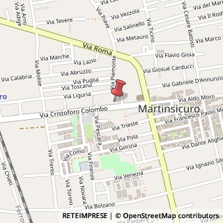 Mappa Via Cristoforo Colombo, 32, 64014 Martinsicuro, Teramo (Abruzzo)