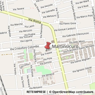 Mappa Via Trieste, 64014 Martinsicuro TE, Italia, 64014 Martinsicuro, Teramo (Abruzzo)