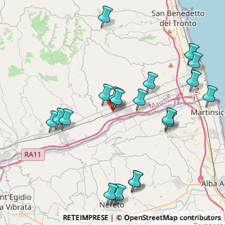 Mappa Via Cristoforo Colombo, 63077 Stella AP, Italia (4.9905)