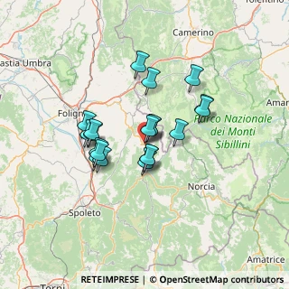 Mappa Via Petroselli, 06030 Sellano PG, Italia (10.943)