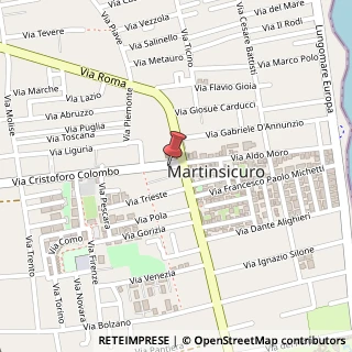 Mappa Via Cristoforo Colombo, 11, 64014 Martinsicuro, Teramo (Abruzzo)