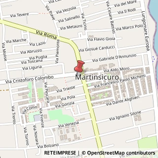 Mappa Via Cristoforo Colombo, 9, 64014 Martinsicuro, Teramo (Abruzzo)