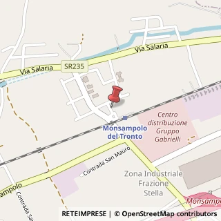 Mappa Via Enrico Toti, 61, 63077 Monsampolo del Tronto, Ascoli Piceno (Marche)