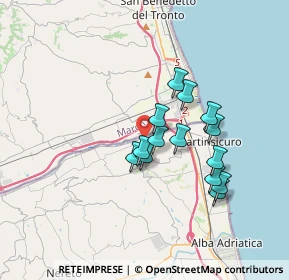 Mappa Via 5 da Denominare di Contrada San Giovanni di Colonnella, 64010 San Giovanni TE, Italia (2.92571)