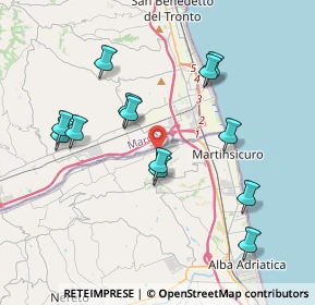 Mappa Via 5 da Denominare di Contrada San Giovanni di Colonnella, 64010 San Giovanni TE, Italia (3.95)