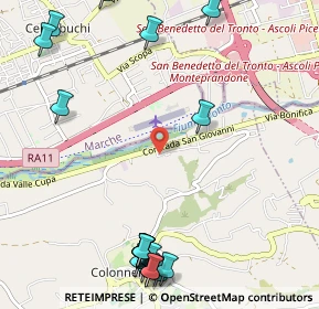 Mappa Via 5 da Denominare di Contrada San Giovanni di Colonnella, 64010 San Giovanni TE, Italia (1.567)