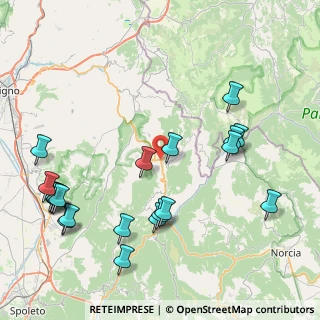 Mappa Via Guglielmo Marconi, 06030 Sellano PG, Italia (10.42)