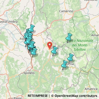 Mappa Via Guglielmo Marconi, 06030 Sellano PG, Italia (15.745)