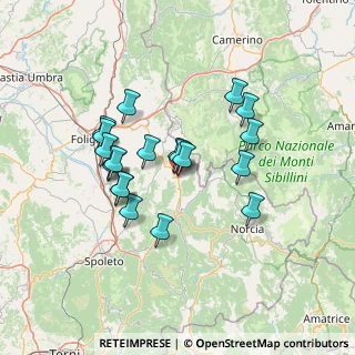 Mappa Via Guglielmo Marconi, 06030 Sellano PG, Italia (12.4935)