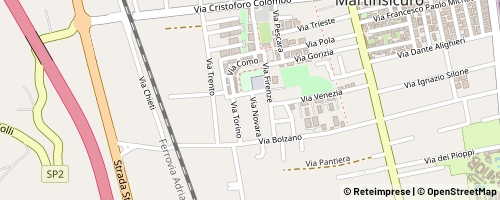Mappa Martinsicuro