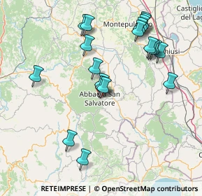 Mappa 53021 Abbadia San Salvatore SI, Italia (17.2065)
