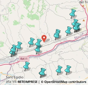 Mappa Via Saladini, 63078 Spinetoli AP, Italia (5.209)