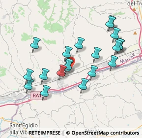 Mappa Via Saladini, 63078 Spinetoli AP, Italia (3.8995)