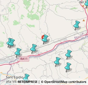 Mappa Via Saladini, 63078 Spinetoli AP, Italia (6.57643)