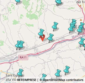 Mappa Via Saladini, 63078 Spinetoli AP, Italia (6.217)