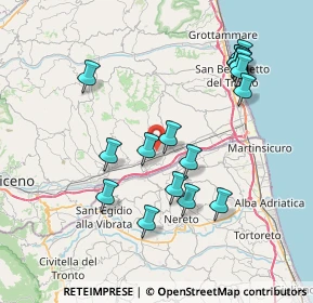 Mappa Via Saladini, 63078 Spinetoli AP, Italia (8.10824)