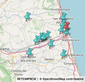 Mappa Via Saladini, 63078 Spinetoli AP, Italia (5.95071)