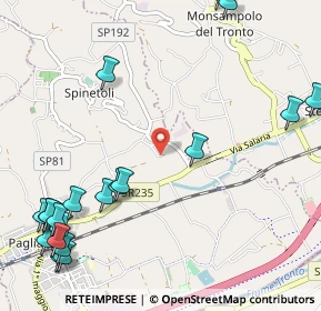 Mappa Via Saladini, 63078 Spinetoli AP, Italia (1.5775)