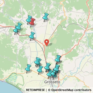 Mappa Via del Muraglione, 58100 Grosseto GR, Italia (10.5145)