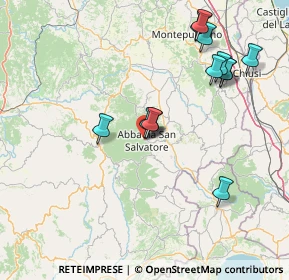 Mappa Via Martiri di Niccioleta, 53021 Abbadia San Salvatore SI, Italia (16.48615)