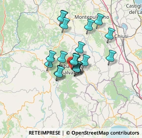 Mappa Via Martiri di Niccioleta, 53021 Abbadia San Salvatore SI, Italia (10.0725)