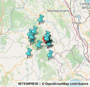 Mappa Via Martiri di Niccioleta, 53021 Abbadia San Salvatore SI, Italia (7.32438)