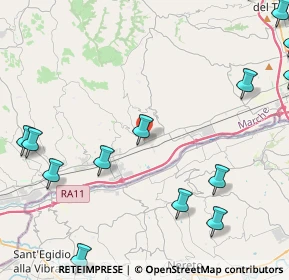 Mappa Via Piediprato, 63078 Villa San Pio X AP, Italia (6.54643)