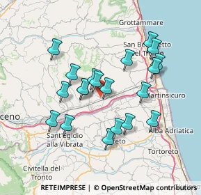 Mappa Via Piediprato, 63078 Villa San Pio X AP, Italia (6.704)