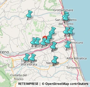 Mappa Via Piediprato, 63078 Villa San Pio X AP, Italia (6.41556)