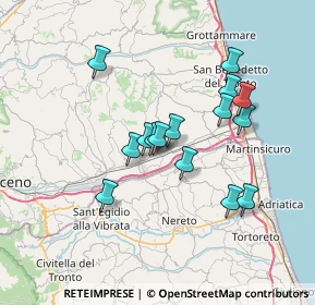 Mappa Via Piediprato, 63078 Villa San Pio X AP, Italia (6.23867)