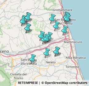 Mappa Via Piediprato, 63078 Villa San Pio X AP, Italia (6.9525)