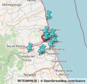 Mappa RA 11, 64010 Controguerra TE, Italia (7.21455)