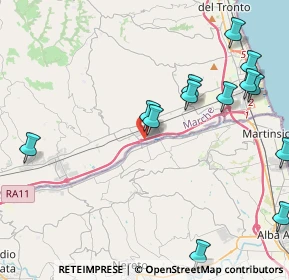 Mappa RA 11, 64010 Controguerra TE, Italia (5.79133)