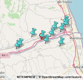 Mappa RA 11, 64010 Controguerra TE, Italia (3.28909)