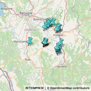 Mappa Via del Cantinone, 06036 Montefalco PG, Italia (9.9315)