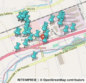 Mappa Raccordo Porto D'Ascoli - Ascoli Piceno, 64010 Controguerra TE, Italia (0.51379)