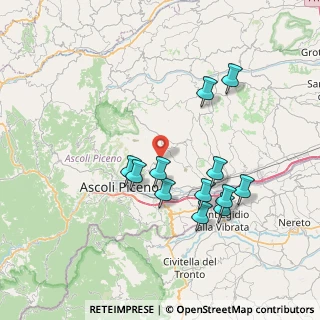 Mappa Contrada Case Rosse, 63100 Ascoli Piceno AP, Italia (7.37167)