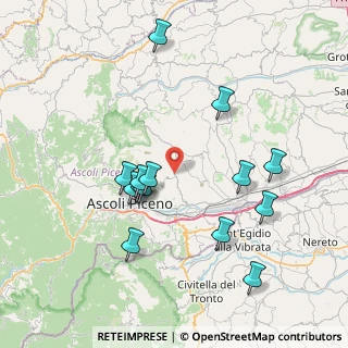 Mappa Contrada Case Rosse, 63100 Ascoli Piceno AP, Italia (7.92286)