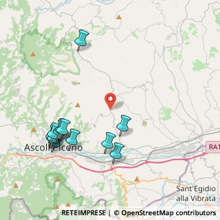 Mappa Contrada Case Rosse, 63100 Ascoli Piceno AP, Italia (4.92923)