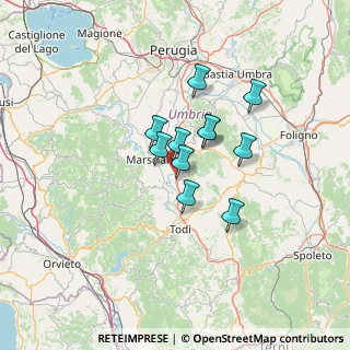 Mappa Vocabolo Osteria, 06059 Todi PG, Italia (9.41091)