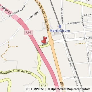 Mappa Via dei Colli,  15, 64014 Martinsicuro, Teramo (Abruzzo)