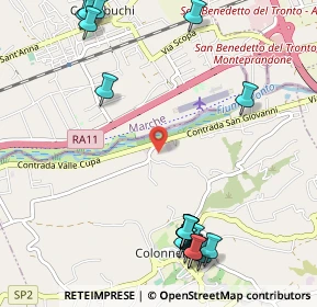 Mappa Contrada Vallecupa, 64010 San Giovanni TE, Italia (1.4465)