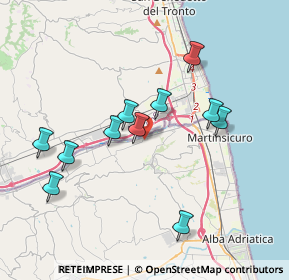 Mappa Contrada Vallecupa, 64010 San Giovanni TE, Italia (3.71091)