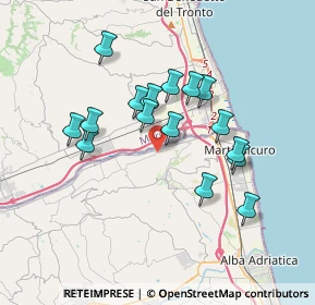 Mappa Contrada Vallecupa, 64010 San Giovanni TE, Italia (3.25625)