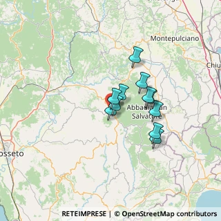 Mappa Località Cellane, 58033 Castel del Piano GR, Italia (9.74)