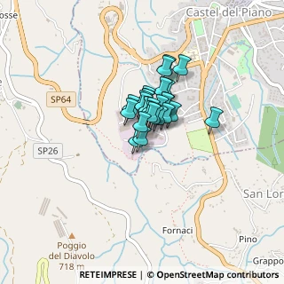 Mappa Località Cellane, 58033 Castel del Piano GR, Italia (0.22071)
