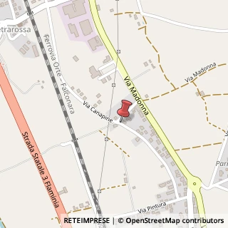 Mappa Via delle Canapine, 6, 06039 Trevi, Perugia (Umbria)
