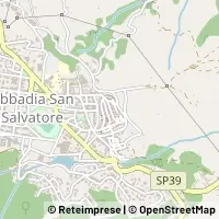 Hartă Abbadia San Salvatore